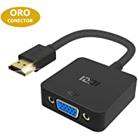 ICZI Adaptador HDMI a VGA con Conectores Chapados en Oro- Convertidor HDMI a VGA 1080P para Conectar PC a HDTV Monitor…